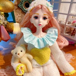 New Arrival 60 cm BJD Doll Clothes Fashion Dress Up Make Up Princess Dolls Best Gifts For Girls And Boys