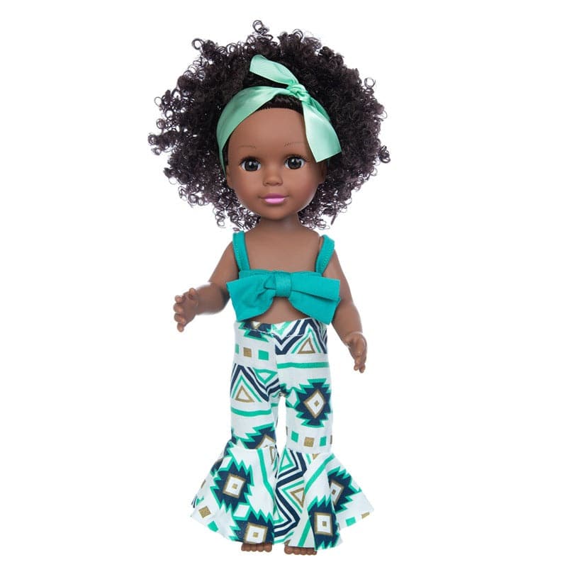 Afro Doll Black Vinyl Doll Rebirth Doll